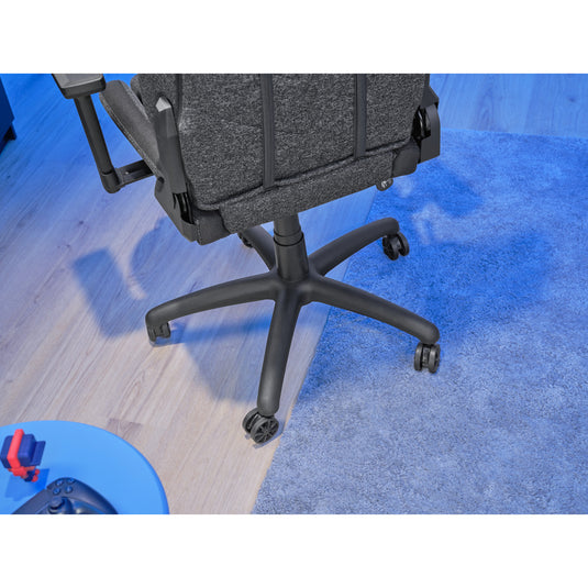 Trust gxt 723 ruya comfortabele stoffen gamingstoel (grijs)