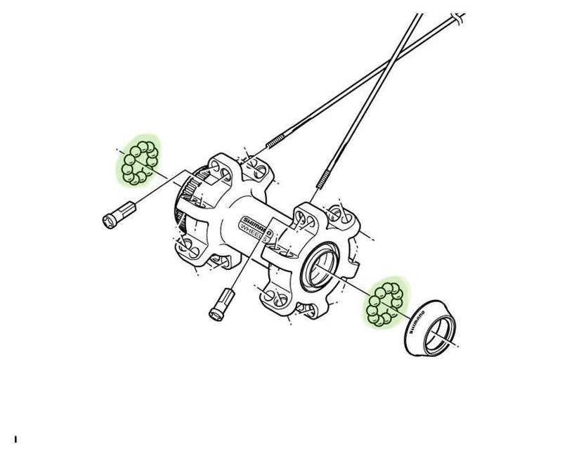 Load image into Gallery viewer, Shimano steel balls 1 4 (18 pieces)
