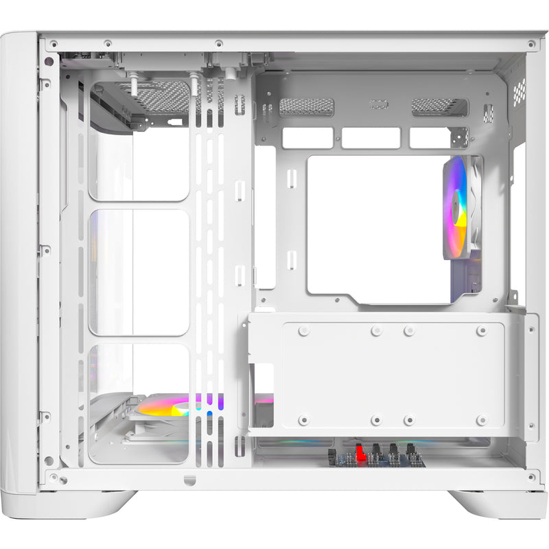 Load image into Gallery viewer, Antec c5 curve argb midi tower behuizing (wit | 2x usb-a | 1x usb-c | tempered glass)
