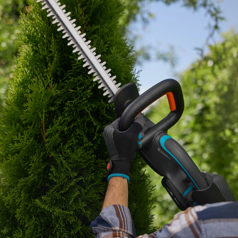 Load image into Gallery viewer, Gardena accuheggenschaar easycut 55 18v set (grijs turquoise, 14735-20, accu en oplader inbegrepen)
