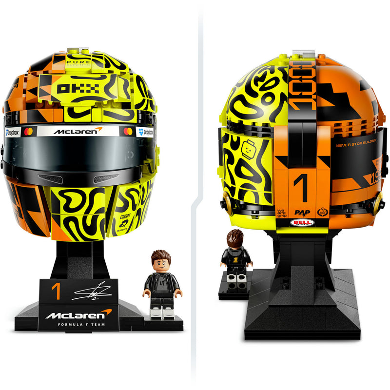 Afbeelding laden in galerijviewer, Lego editions mclaren mastercard f1 team helm van lando norris bouwpakket voor kinderen 43023
