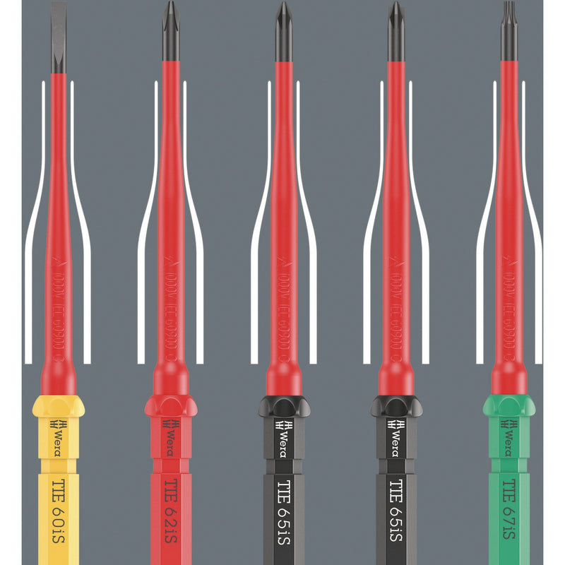 Load image into Gallery viewer, Wera kraftform kompakt vde 16 extra slim 1 tool finder schroevendraaier (rood geel, 16‑delig)
