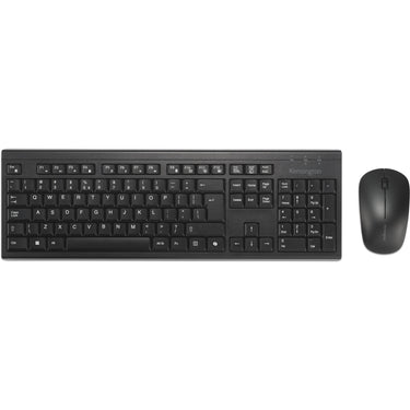 Kensington km270 eq rechargeable desktop set – wireless desktopset (zwart, us lay-out (qwerty), membraan, 100%, bluetooth, 2.4 ghz)