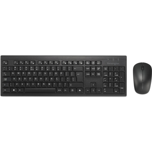 Kensington km270 eq rechargeable desktop set – wireless desktopset (zwart, us lay-out (qwerty), membraan, 100%, bluetooth, 2.4 ghz)