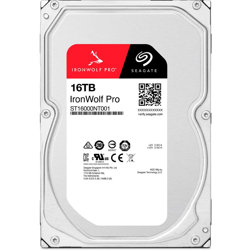 Load image into Gallery viewer, Seagate ironwolf pro 16 tb harde schijf (st16000nt001, sata 600, 24 7)
