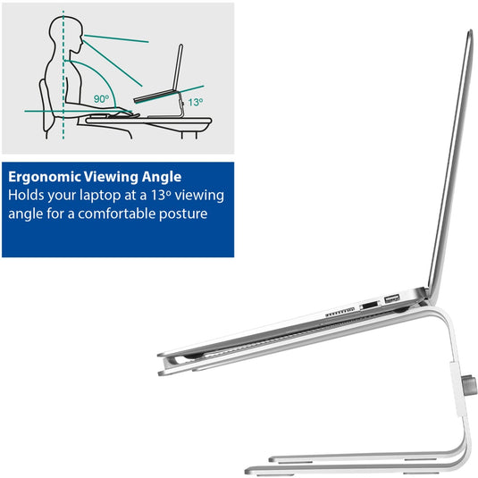 Act connectivity laptopstandaard aluminium (aluminium)
