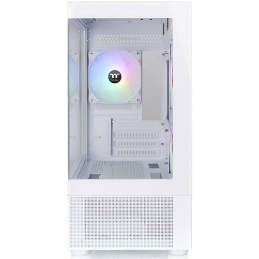 Thermaltake view 170 tg argb mini tower behuizing (wit | 2x usb-a | rgb | tempered glass)