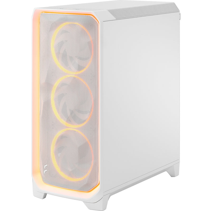 Afbeelding laden in galerijviewer, Fractal design meshify 3 ambience pro rgb midi tower behuizing (wit | 2x usb-a | 1x usb-c | rgb | tempered glass)
