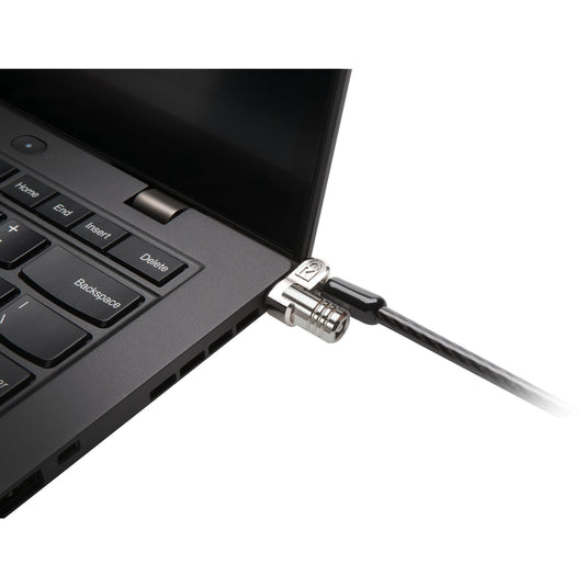 Kensington microsaver 2.0 keyed lock beveiliging (zwart)