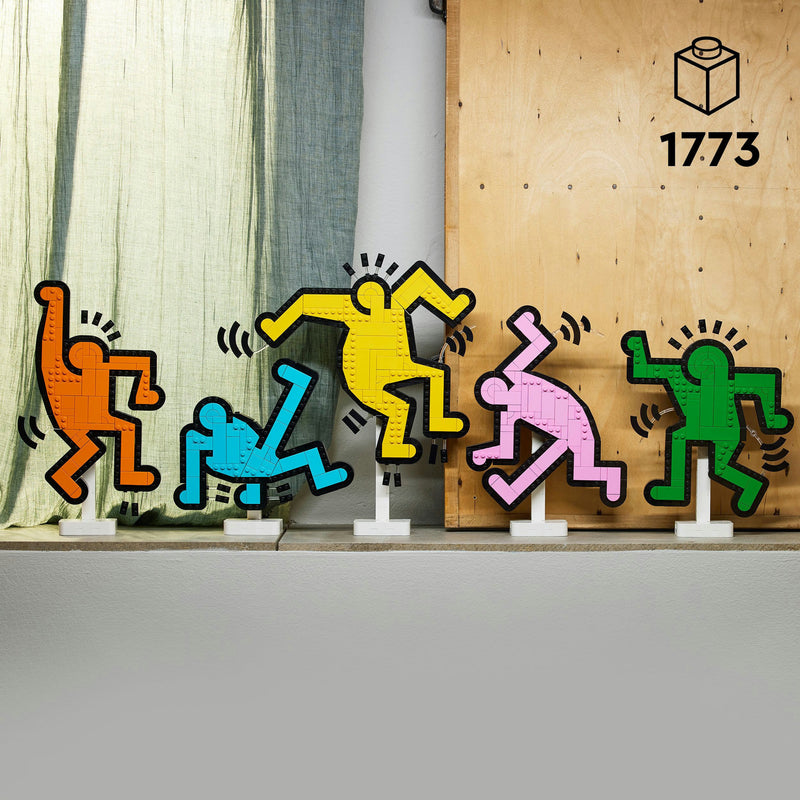 Load image into Gallery viewer, Lego art 31216 keith haring dansende figuren
