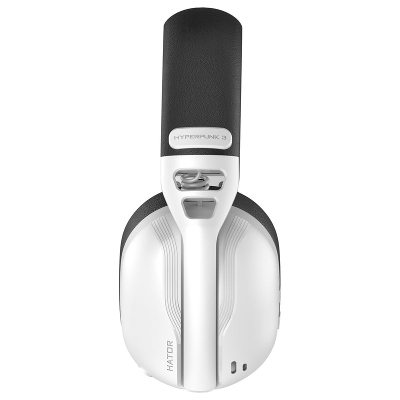 Load image into Gallery viewer, Hator hyperpunk 3 wireless over-ear gaming headset (wit, 2.4ghz bluetooth 5.4 usb-c)
