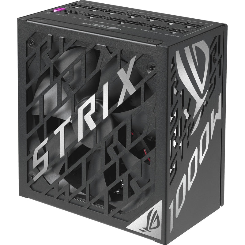 Load image into Gallery viewer, Asus rog strix platinum modulaire 1000 watt voeding (zwart, 1x 12v-2x6, 4x pcie)
