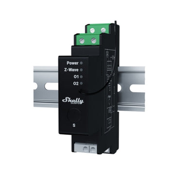 Shelly wave pro shutter schakelaar (zwart, z-wave s800)