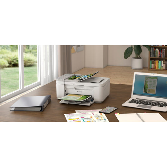 Canon pixma tr4756i all-in-one inkjetprinter met faxfunctie (wit, usb, wlan, kopie, scan, fax)