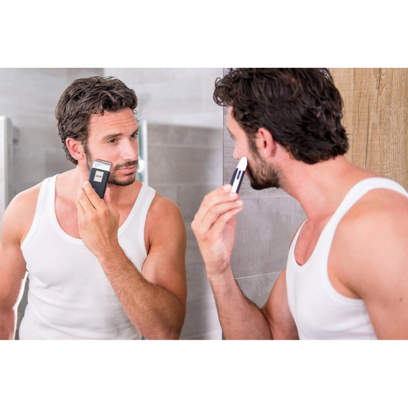 Load image into Gallery viewer, Wahl home products reis set scheerapparaat (zwart wit, 8-delig)
