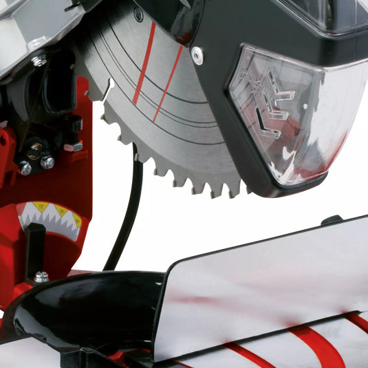 Einhell kap- verstekzaag th-ms 2513l afkort- en verstekzaag (rood)