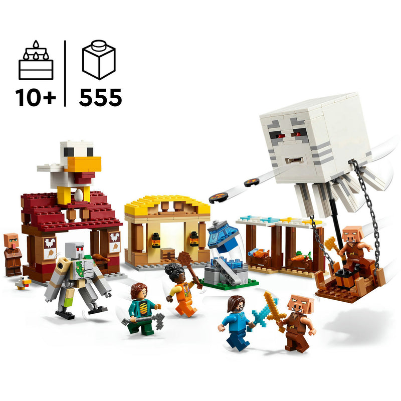 Load image into Gallery viewer, Lego minecraft de ghast-ballon aanval op het dorp - 21273
