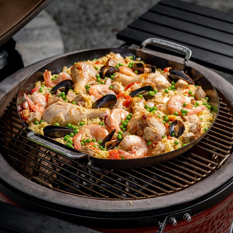 Load image into Gallery viewer, Kamado joe karbon steel paella pan bak- braadpan
