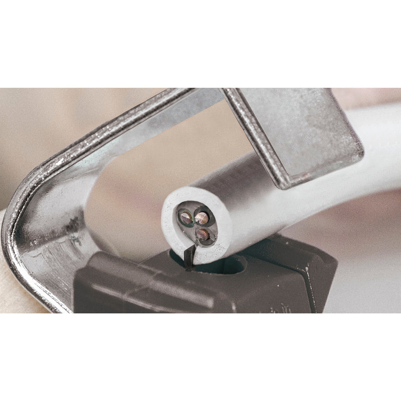 Load image into Gallery viewer, Wiha ontmantelingsgereedschap met zelfdraaiend sleepmes kabelstrip- ontmantelingsgereedschap (zwart rood, voor ronde kabel)
