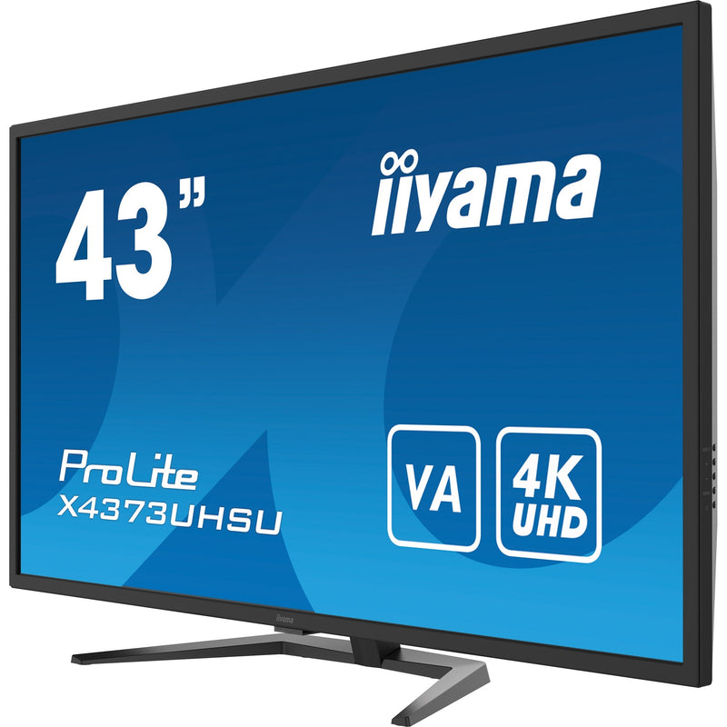 Load image into Gallery viewer, Iiyama prolite x4373uhsu-b1 43 4k uhd monitor (zwart, 2x hdmi, 2x displayport, mini-displayport, 4x usb-a, usb-b)
