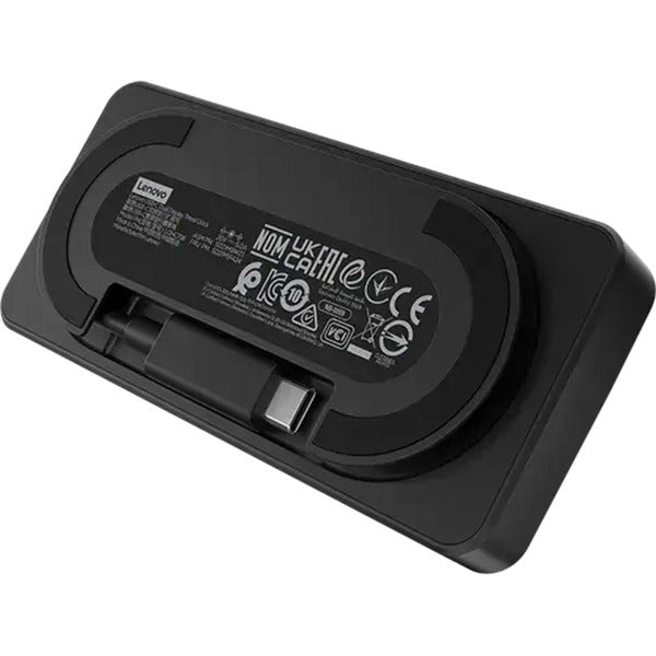 Load image into Gallery viewer, Lenovo usb-c-travel dock voor 2 schermen (met adapter) dockingstation (zwart)
