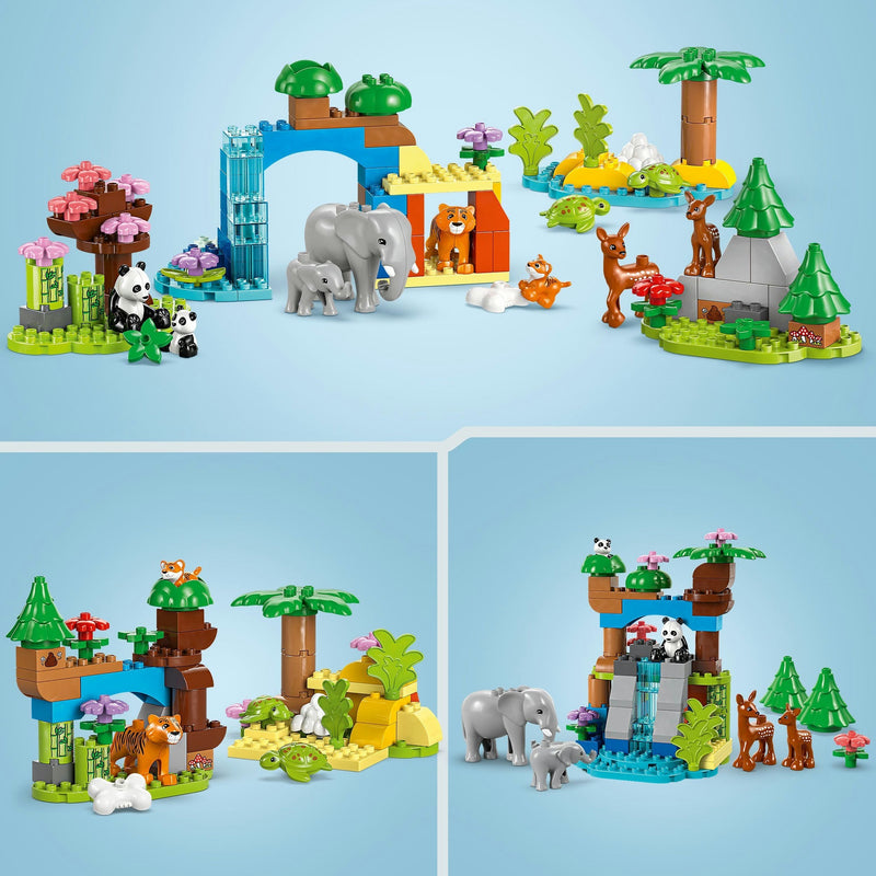 Load image into Gallery viewer, Lego duplo town 10446 3-in-1 families van wilde dieren
