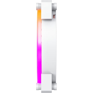 Montech rx140 pwm rgb case fan (wit, 140 x 25 x 140 mm, 3-pin argb)