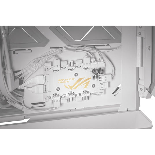 Asus rog hyperion gr701 big tower behuizing (wit | 4x usb-a | 2x usb-c | rgb | tempered glass)
