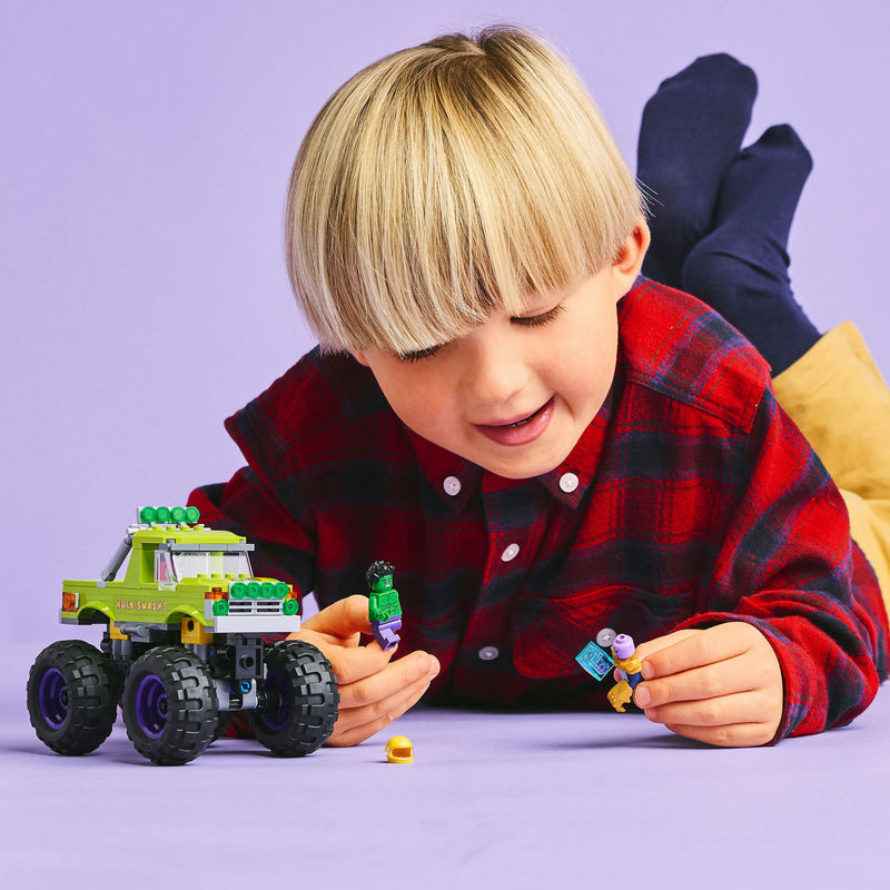 Load image into Gallery viewer, Lego marvel 76312 de hulk truck vs. thanos
