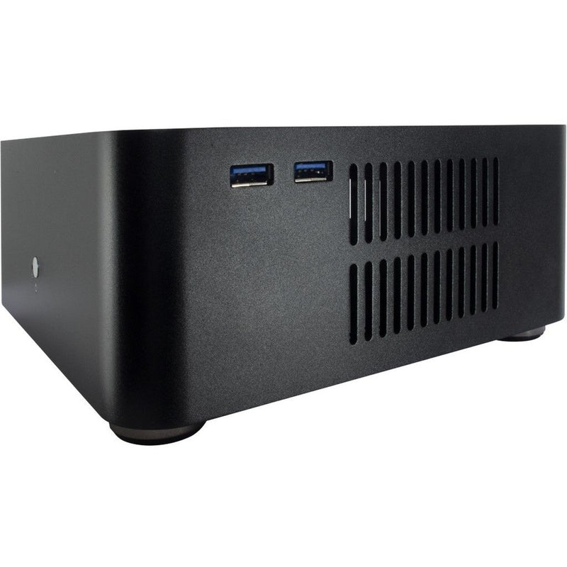 Load image into Gallery viewer, Inter-tech itx a80 htpc behuizing (zwart | 2x usb-a)
