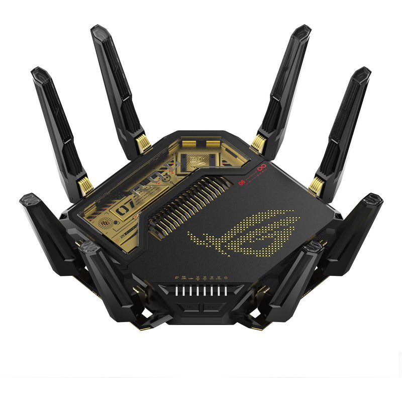 Load image into Gallery viewer, Asus rog rapture gt-be98 20th anniversary edition router (zwart)
