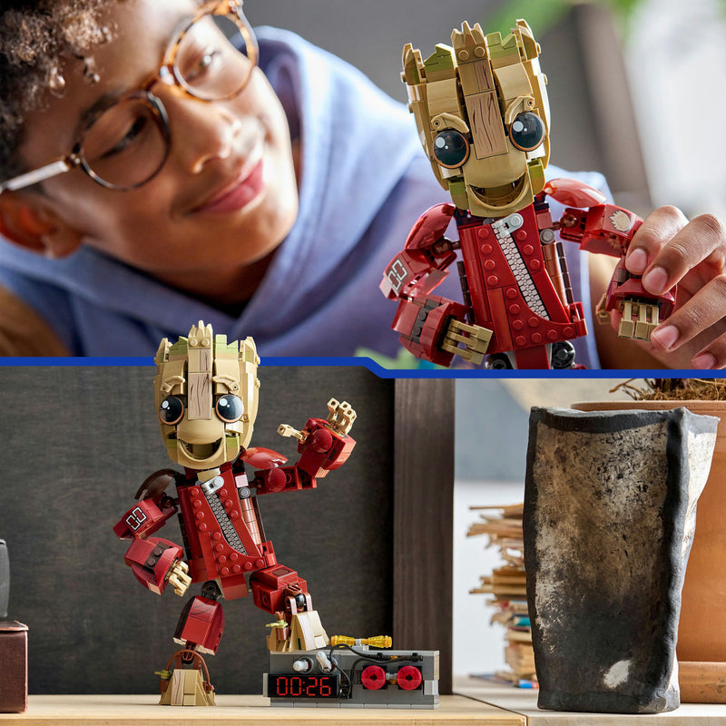 Afbeelding laden in galerijviewer, Lego marvel super heroes - groot in ravager jumpsuit constructiespeelgoed (76341)
