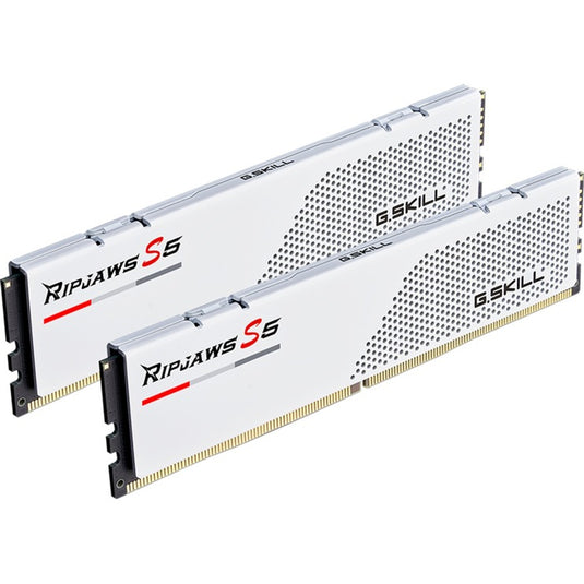 G.skill 32 gb ddr5-5600 kit werkgeheugen (wit, f5-5600j4040c16gx2-rs5w, ripjaws s5, xmp)