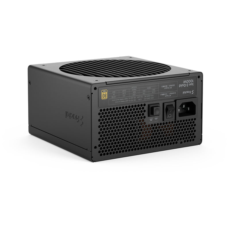Afbeelding laden in galerijviewer, Fractal design ion gold 3 modulaire 1000 watt voeding (zwart, 1x 12v-2x6, 3x pcie)
