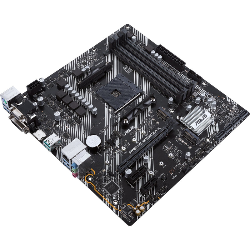 Load image into Gallery viewer, Asus prime b550m-k socket am4 moederbord (zwart wit, raid, gb-lan, sound, µatx)
