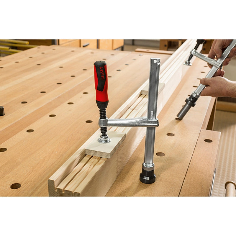 Load image into Gallery viewer, Bessey spanelement met een vast spandiepte tw16-20-10-2k lijmklem (zilver rood)
