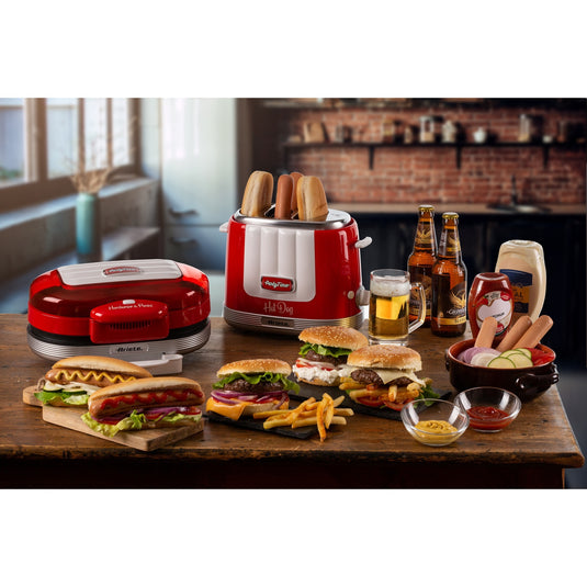 Ariete party time hotdogmaker 0206 00 hot dog maker (rood wit)