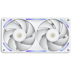 Nzxt performance fan f280x rgb case fans (wit, 2 stuks, 280 x 140 x 30 mm, pwm)