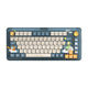 Iqunix zx75 sky encounter wireless mechanical keyboard (blauw, us lay-out (qwerty), iqunix little prince, 75%, rgb leds, hot-swappable, double-shot pbt, 2.4ghz | bluetooth 5.1 | usb-c)