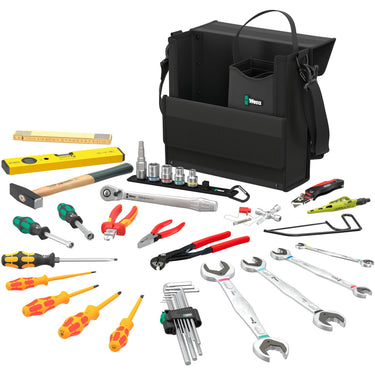Wera 2go shk 1 gereedschapsset voor gebruik in de sanitair- en hvac sector (zwart, 36‑delig)