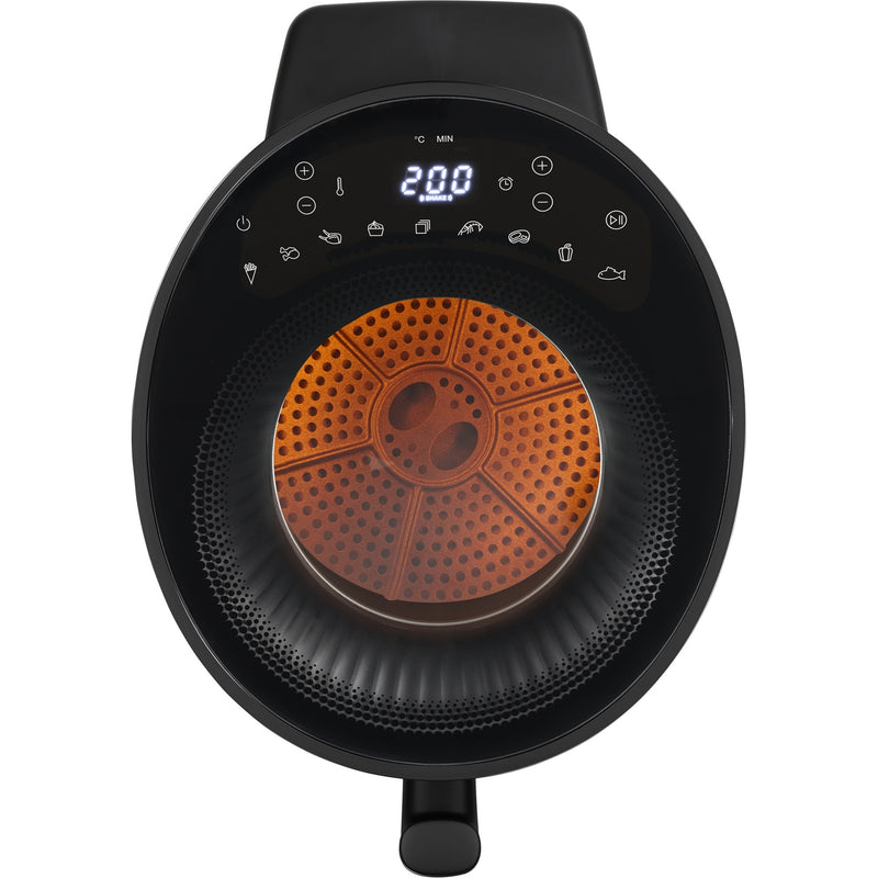 Load image into Gallery viewer, Princess cyclone vision airfryer heteluchtfriteuse (zwart, 5 liter)
