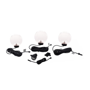 Ubbink multibright float drijvende lichtbol led ledlamp (transparant, 3 stuks)