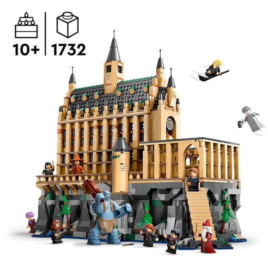 Lego harry potter - kasteel zweinstein: de grote zaal constructiespeelgoed (76435)