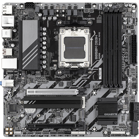 Gigabyte b850m ds3h socket am5 moederbord (raid, 2,5gb-lan, sound, µatx)