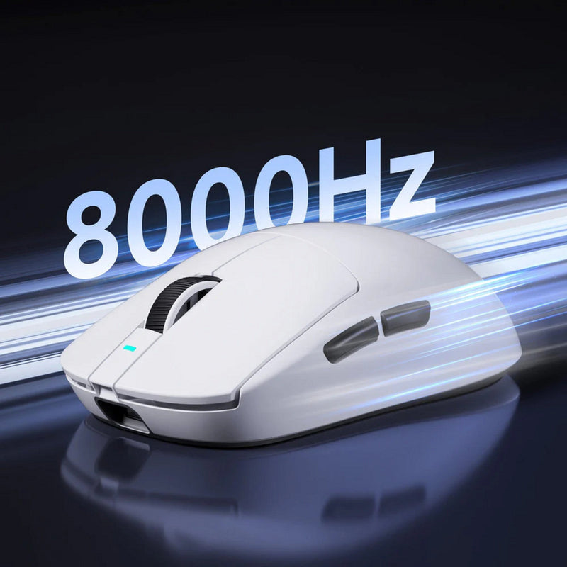 Load image into Gallery viewer, Mchose a7 ultra draadloze gaming muis (wit, tot 26.000 dpi, 2.4 ghz usb-c bluetooth)

