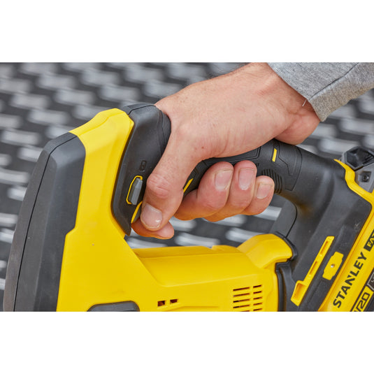 Stanley fatmax v20 18v decoupeerzaag (geel zwart, koffer, 2 accu's (2.0ah) en oplader (4a) inbegrepen)