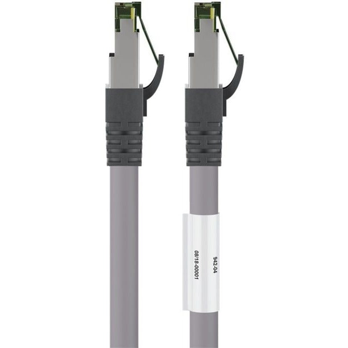 Load image into Gallery viewer, Goobay cat.8.1 netwerkkabel (grijs, 3 meter, s ftp (pimf), rj-45)
