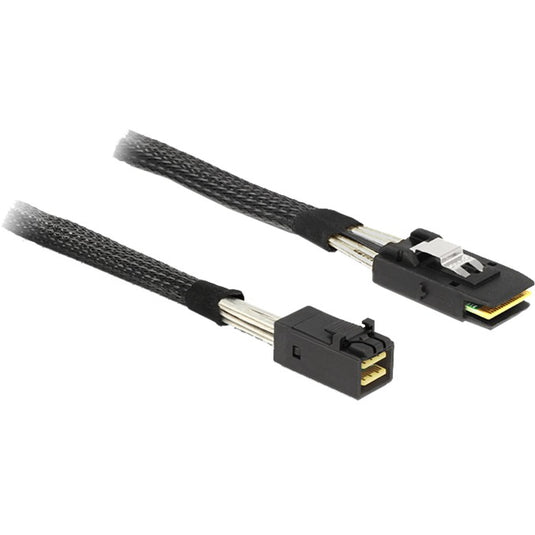 Delock mini sas hd sff-8643 > mini sas sff-8087, 0,5m kabel (zwart, 83388)