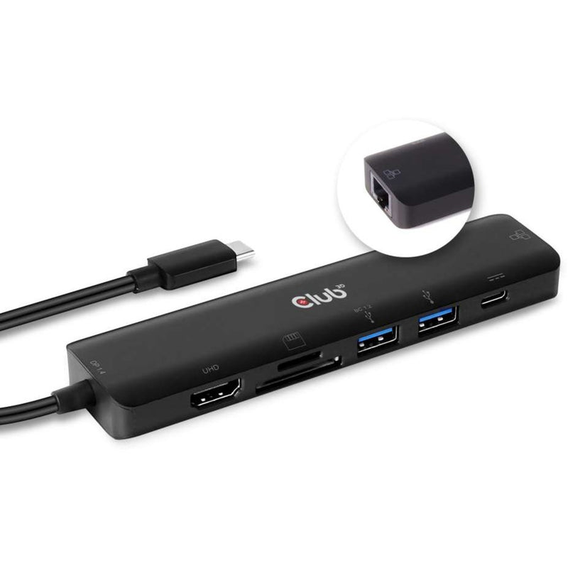 Load image into Gallery viewer, Club 3d csv-1592 usb type c 7-in-1 hub dockingstation (zwart)
