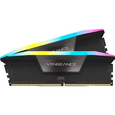 Corsair vengeance rgb 32 gb ddr5-6000 (2x 16 gb) werkgeheugen (grijs, cmh32gx5m2b6000z30k, xmp, expo)